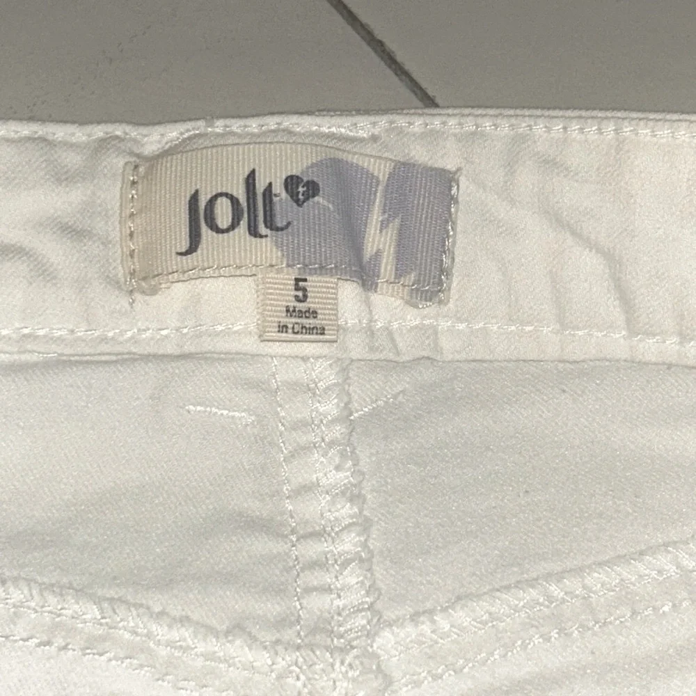 Women's White Denim Shorts